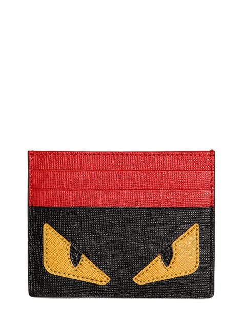 fendi card holder eyes|fendi card holder wallet.